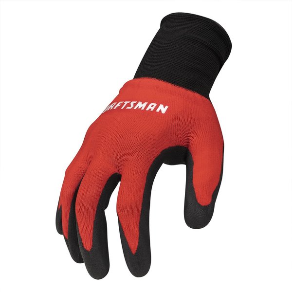Craftsman Multipurpose Nitrile Dipped Palm Unisex Nylon Gloves, Medium CMMT14201